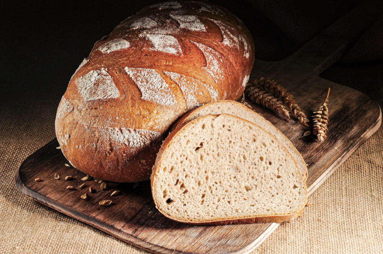 Bemehltes Mischbrot Bemehltes Mischbrot